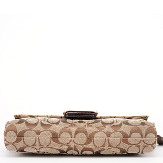 Coach 8K38 Beige Snakeskin Embossed Soho Bag