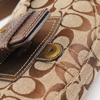Coach 8K38 Brown Faux Python Soho Shoulder Bag