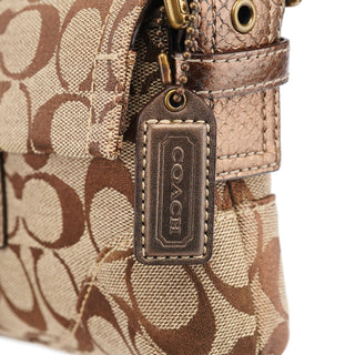 Coach 8K38 Brown Faux Python Soho Shoulder Bag