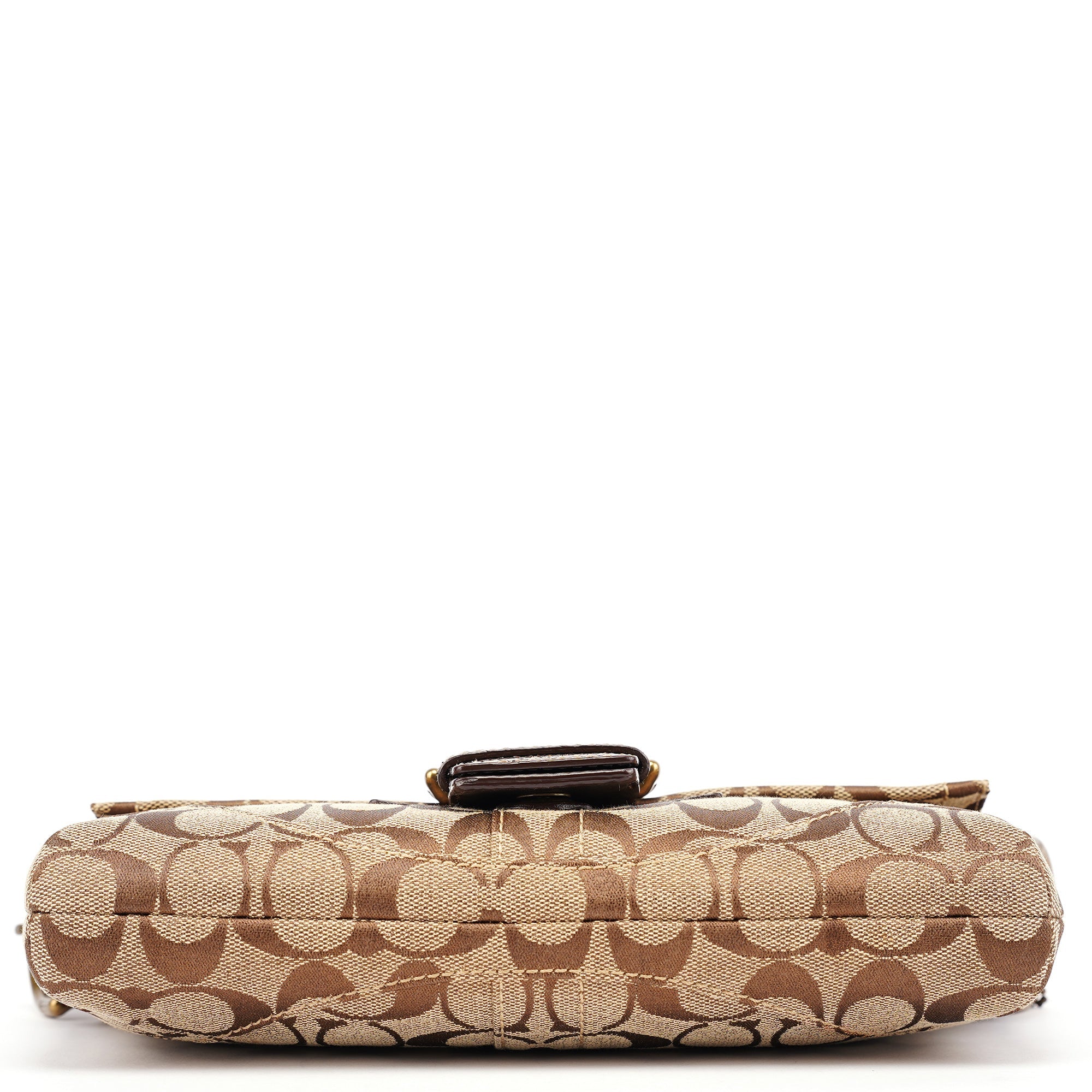 Coach 8K38 Brown Faux Python Soho Shoulder Bag