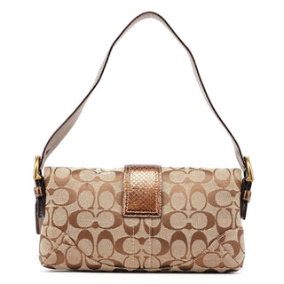 Coach 8K38 Brown Faux Python Soho Shoulder Bag