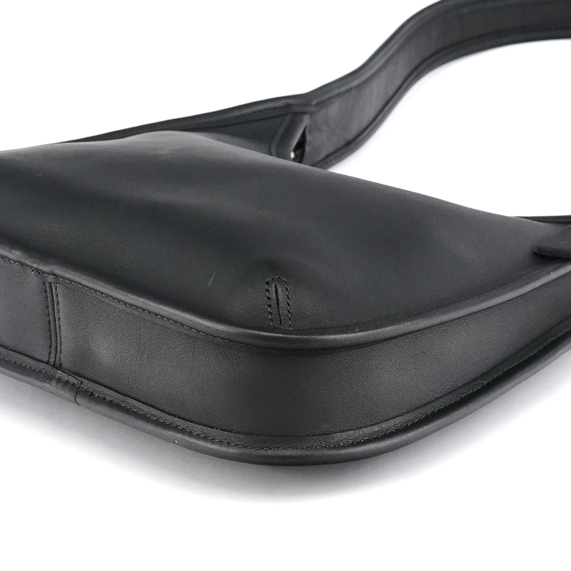 Coach 9020 Sac porté épaule Ergo en cuir noir