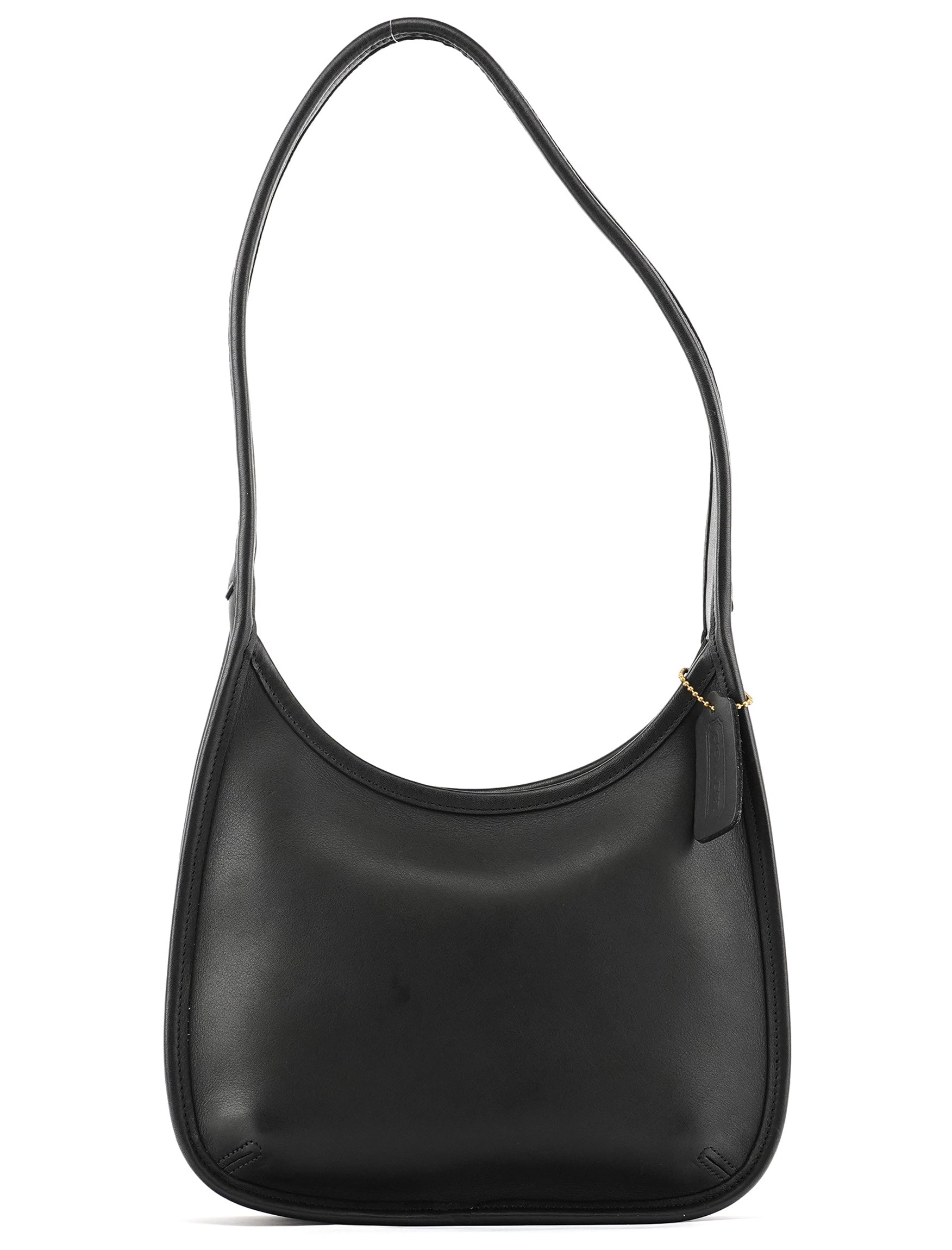 Coach 9020 Sac porté épaule Ergo en cuir noir