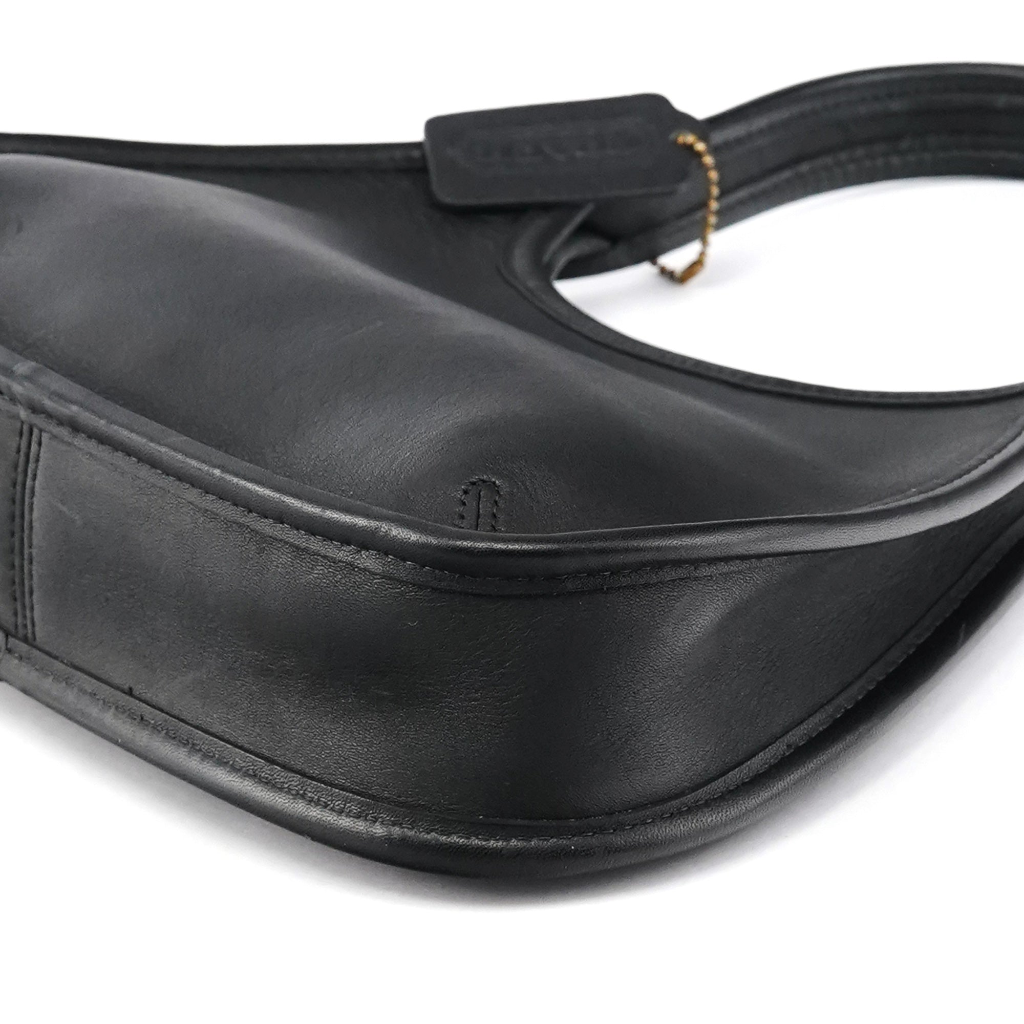 Coach 9027 Black Leather Ergo Mini Shoulder Bag