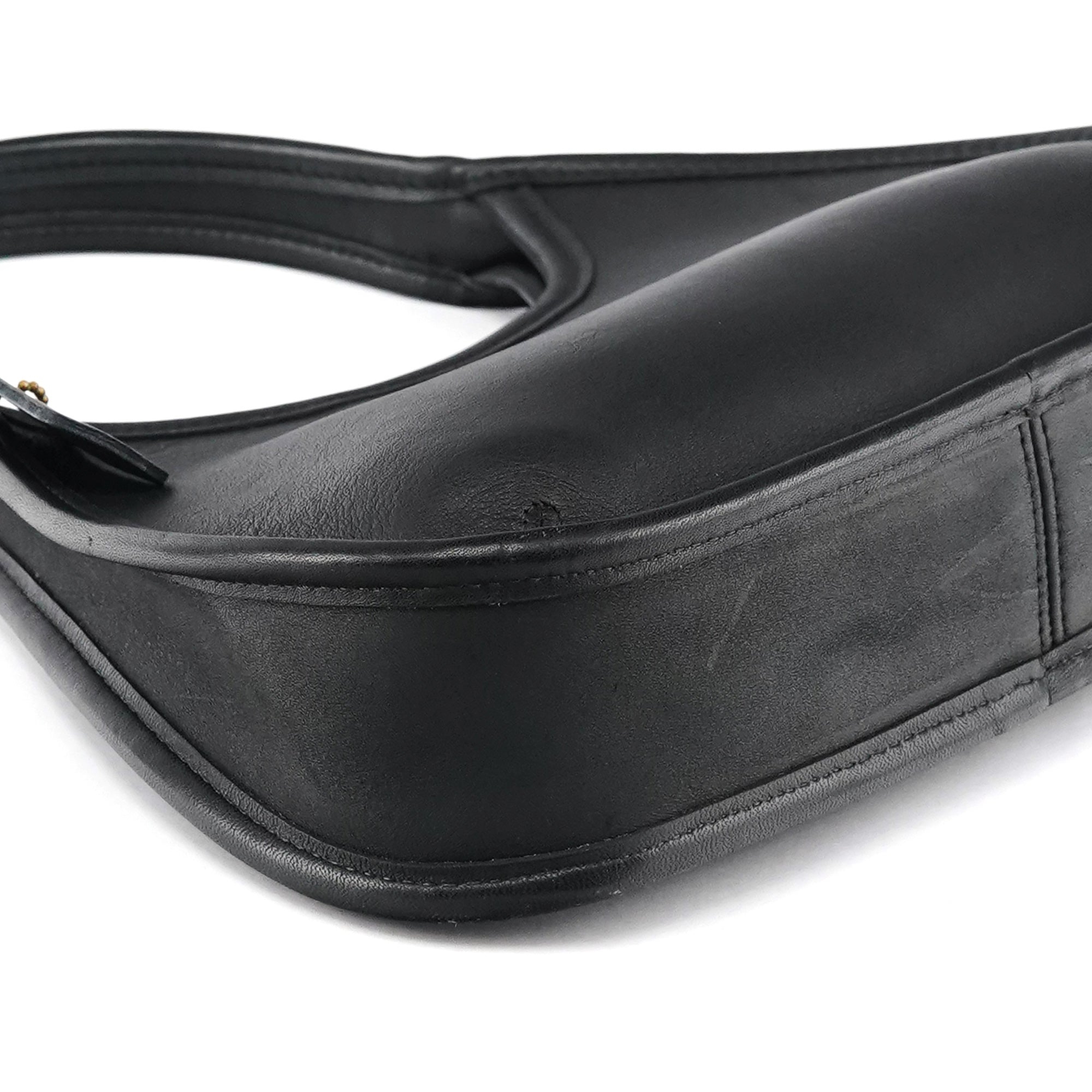 Coach 9027 Black Leather Ergo Mini Shoulder Bag