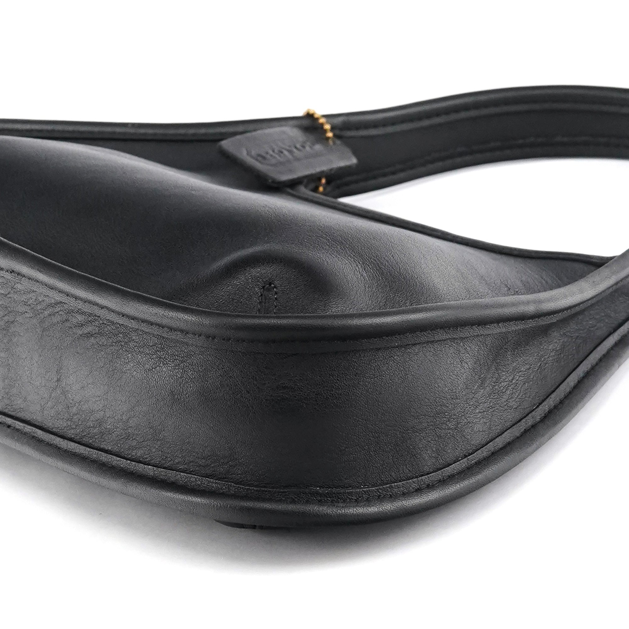 Coach 9027 Black Leather Ergo Mini Shoulder Bag