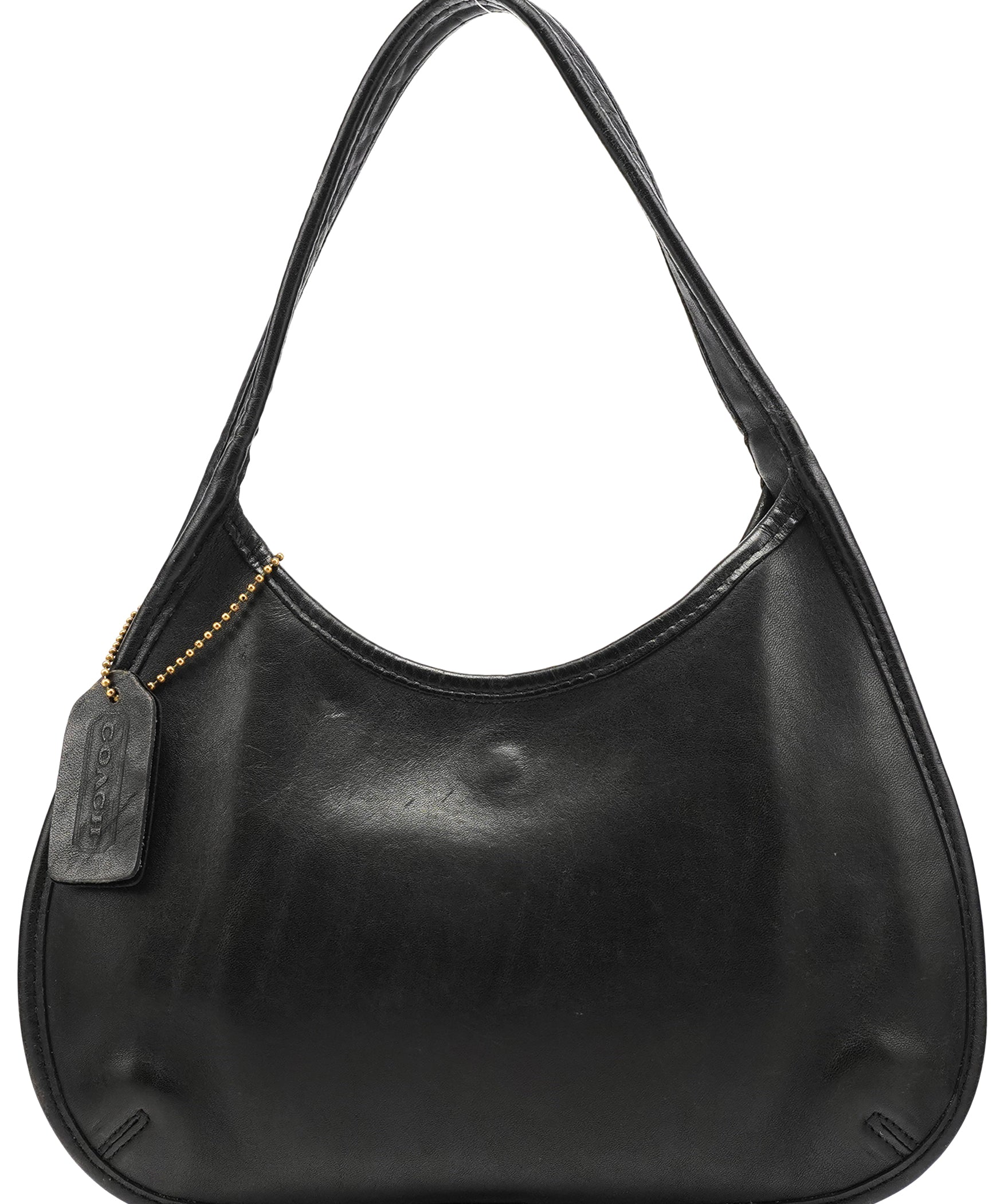 Coach 9027 Black Leather Mini Ergo Shoulder Bag