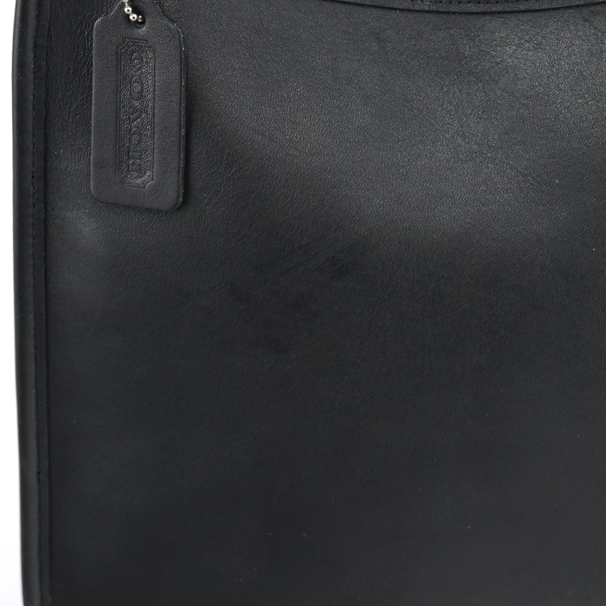 Coach 9073 Sac porté épaule en cuir noir