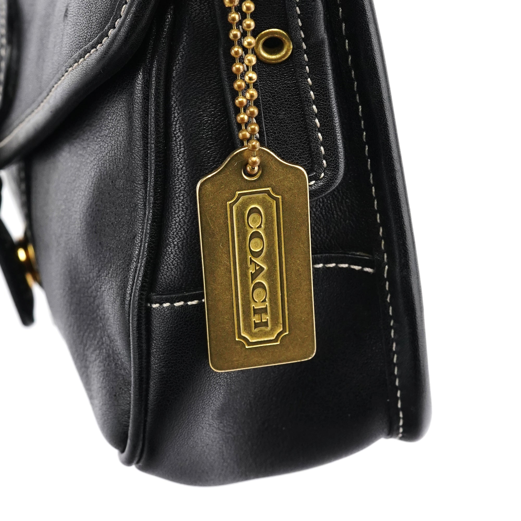 Coach 9127 Black Leather Classic Soho Shoulder Bag