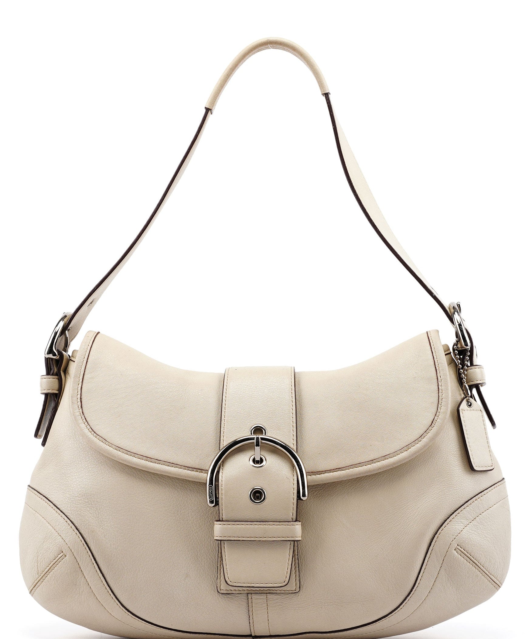 Coach 9249 White Leather Soho Shoulder Bag