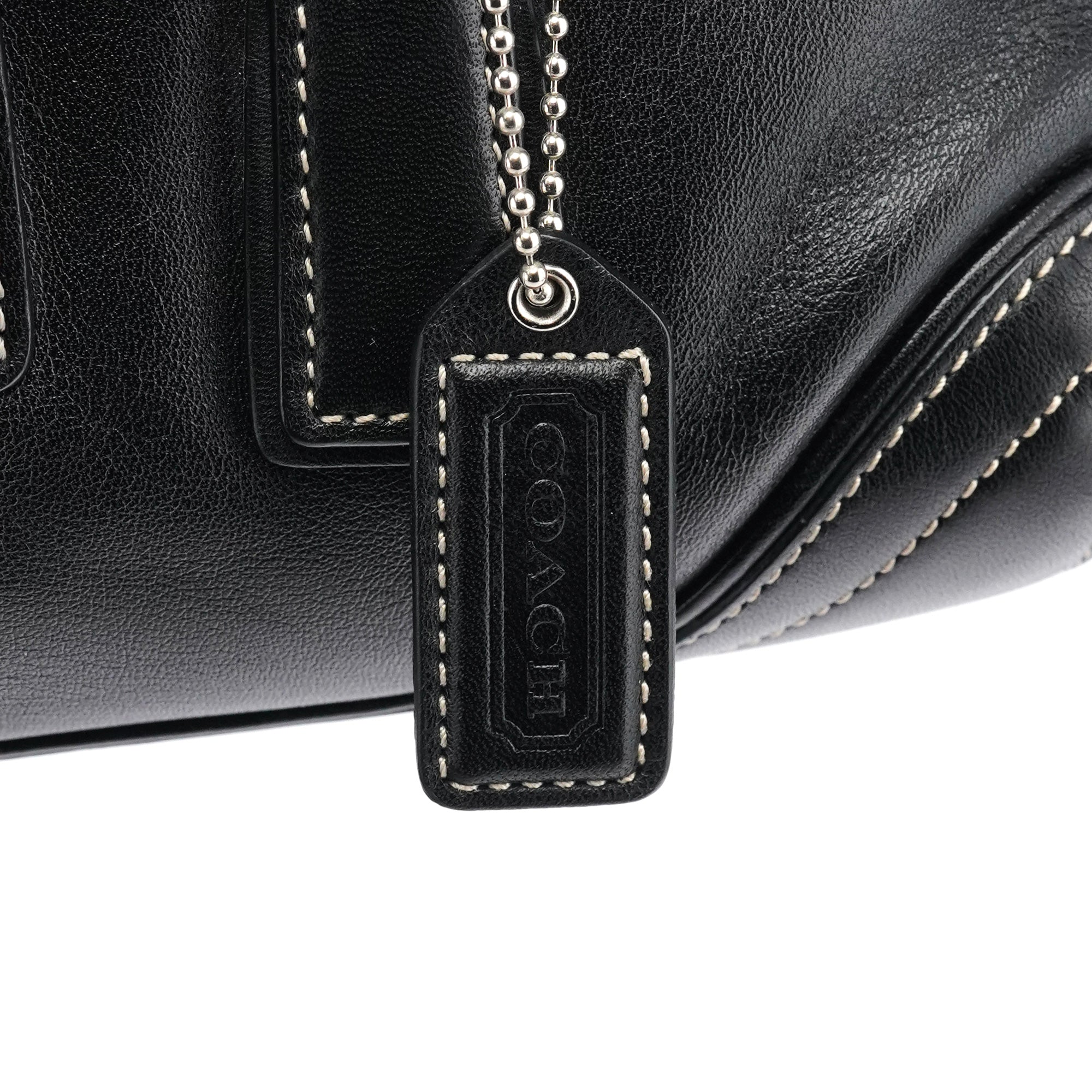 Coach 9250 Black Leather Soho Boston Bag