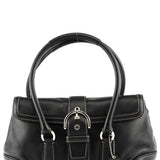 Coach 9250 Black Leather Soho Boston Bag
