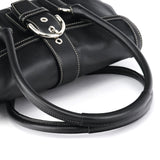 Coach 9250 Black Leather Soho Boston Bag