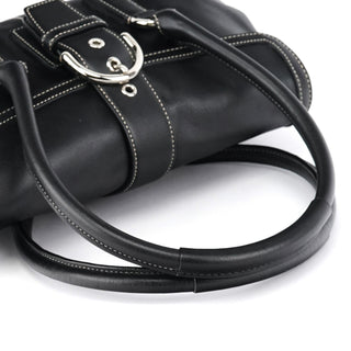 Coach 9250 Black Leather Soho Boston Bag