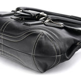 Coach 9250 Black Leather Soho Boston Bag