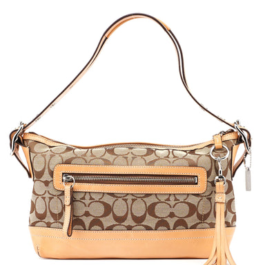 Coach 9363 Beige Signature C Demi Shoulder Bag