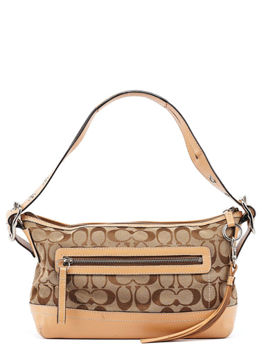 Coach 9363 Beige Signature C Demi Shoulder Bag