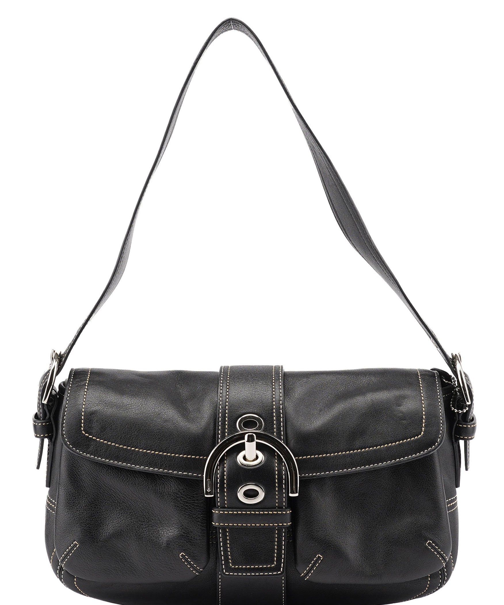 Coach 9434 Black Leather Soho Shoulder Bag