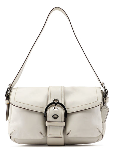 Coach 9434 White Leather Soho Shoulder Bag