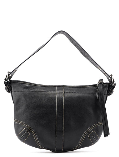 Coach 9444 Black Leather Shoulder Bag