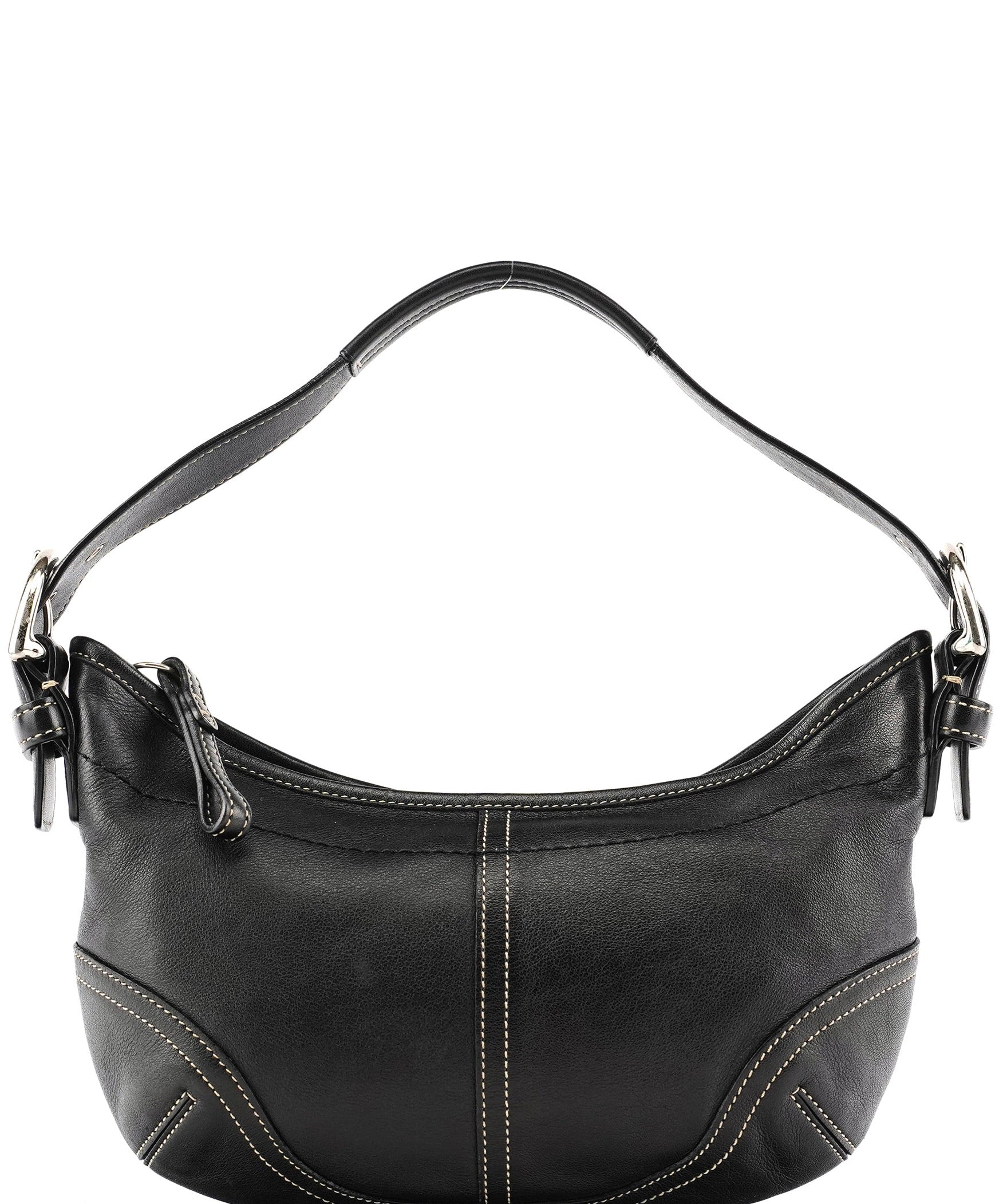 Coach 9541 Black Leather Shoulder Bag