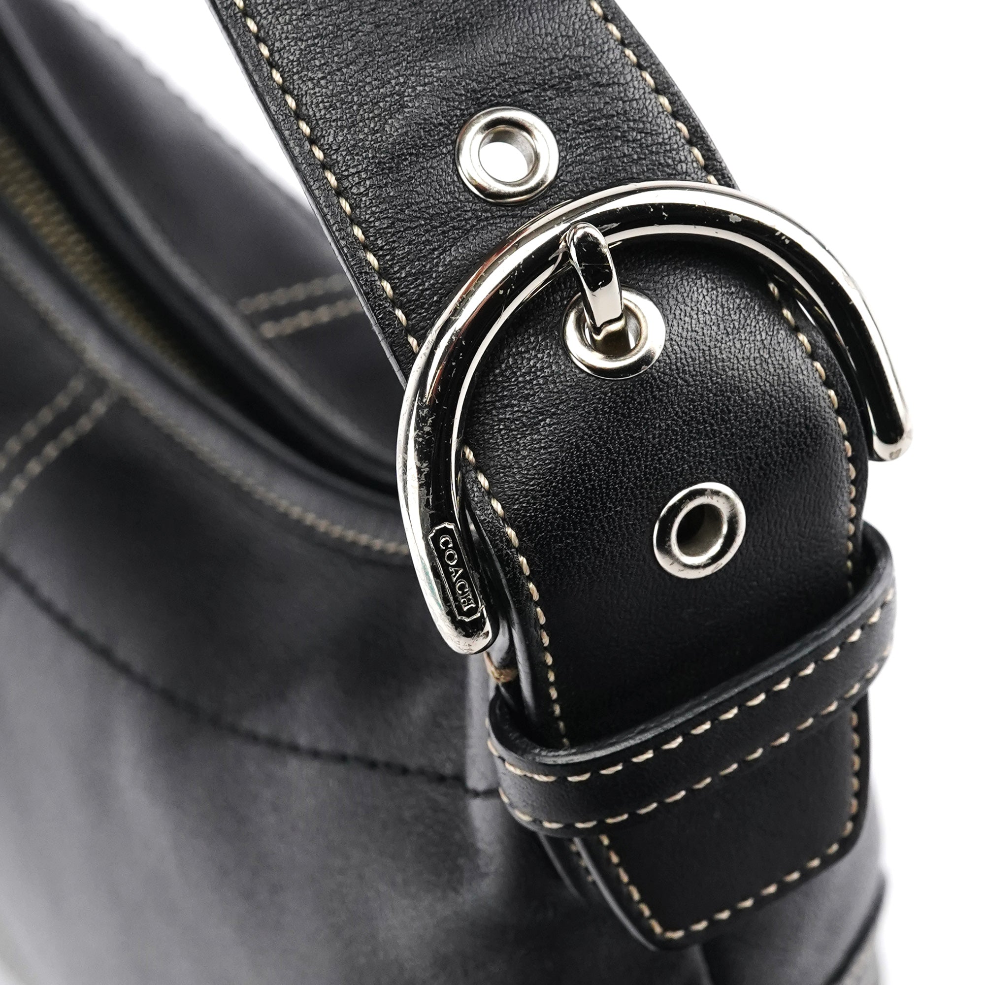 Coach 9541 Black Leather Shoulder Bag