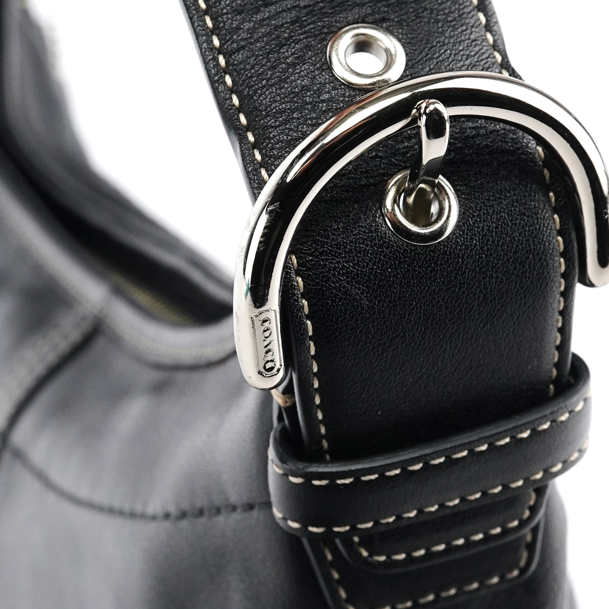 Coach 9541 Black Leather Soho Shoulder Bag