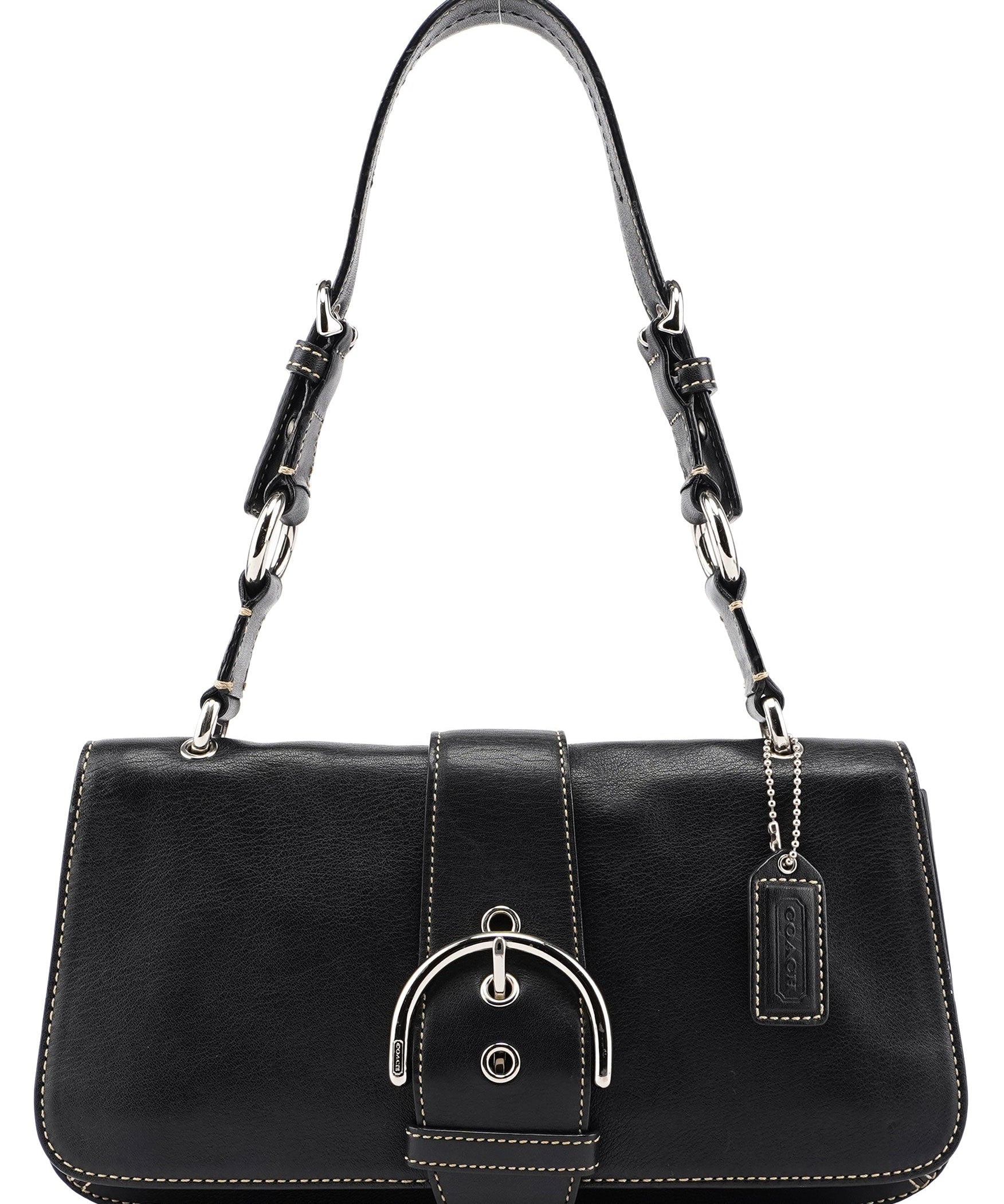 Coach 9739 Black Leather Soho Shoulder Bag