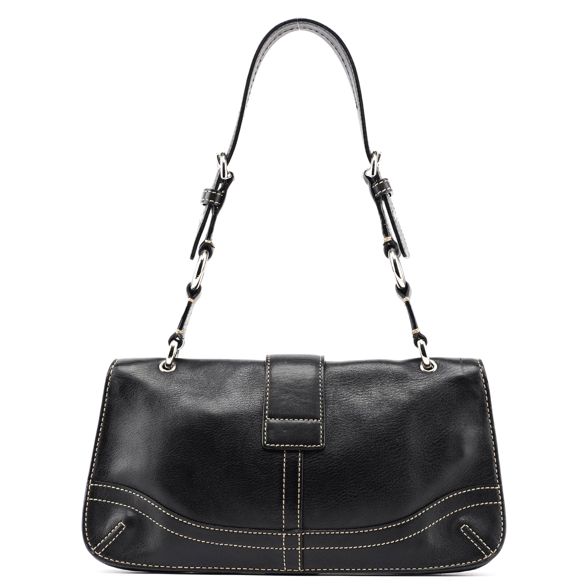 Coach 9739 Black Leather Soho Shoulder Bag