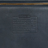 Coach 9807 Midnight Navy Leather Flap Shoulder Bag
