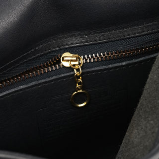 Coach 9875 Black Leather Court 2-Way Bag