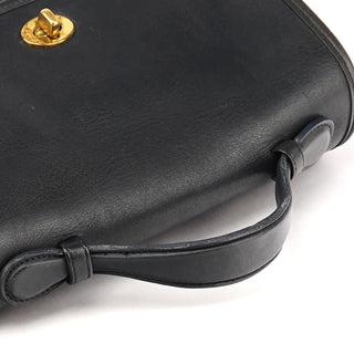 Coach 9875 Black Leather Court 2-Way Bag