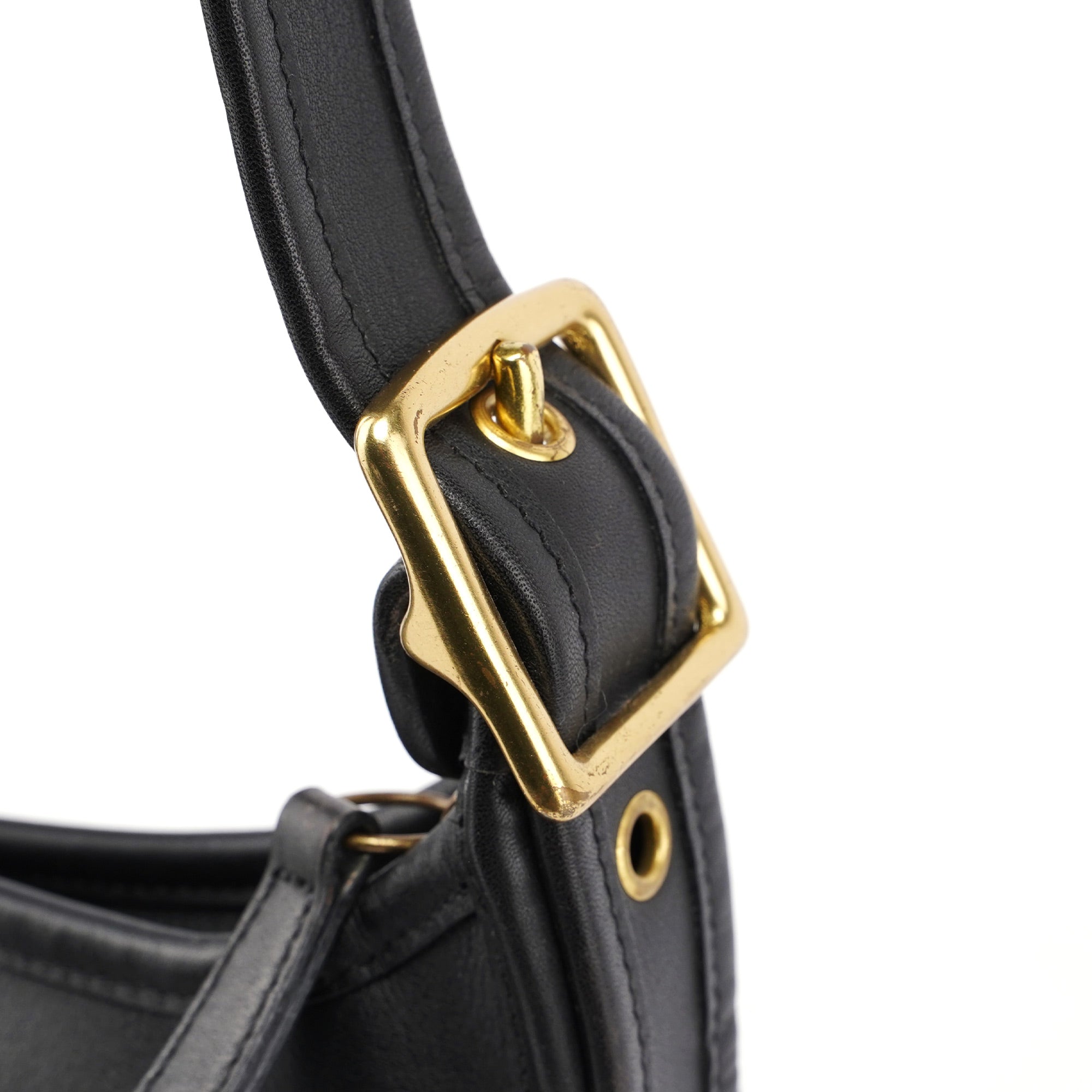 Coach 9966 Black Leather Ergo Shoulder Bag