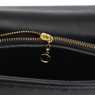 Coach 9977 Black Leather 2-Way Top Handle Bag