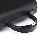 Coach 9977 Black Leather 2-Way Top Handle Bag