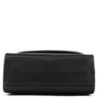 Coach 9977 Black Leather 2-Way Top Handle Bag