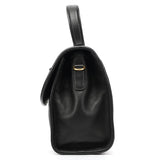 Coach 9977 Black Leather 2-Way Top Handle Bag