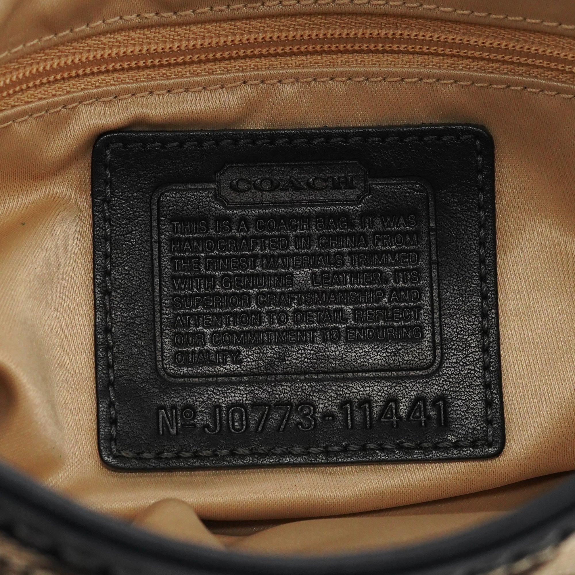 Coach Beige Brown Legacy Soho Shoulder Bag