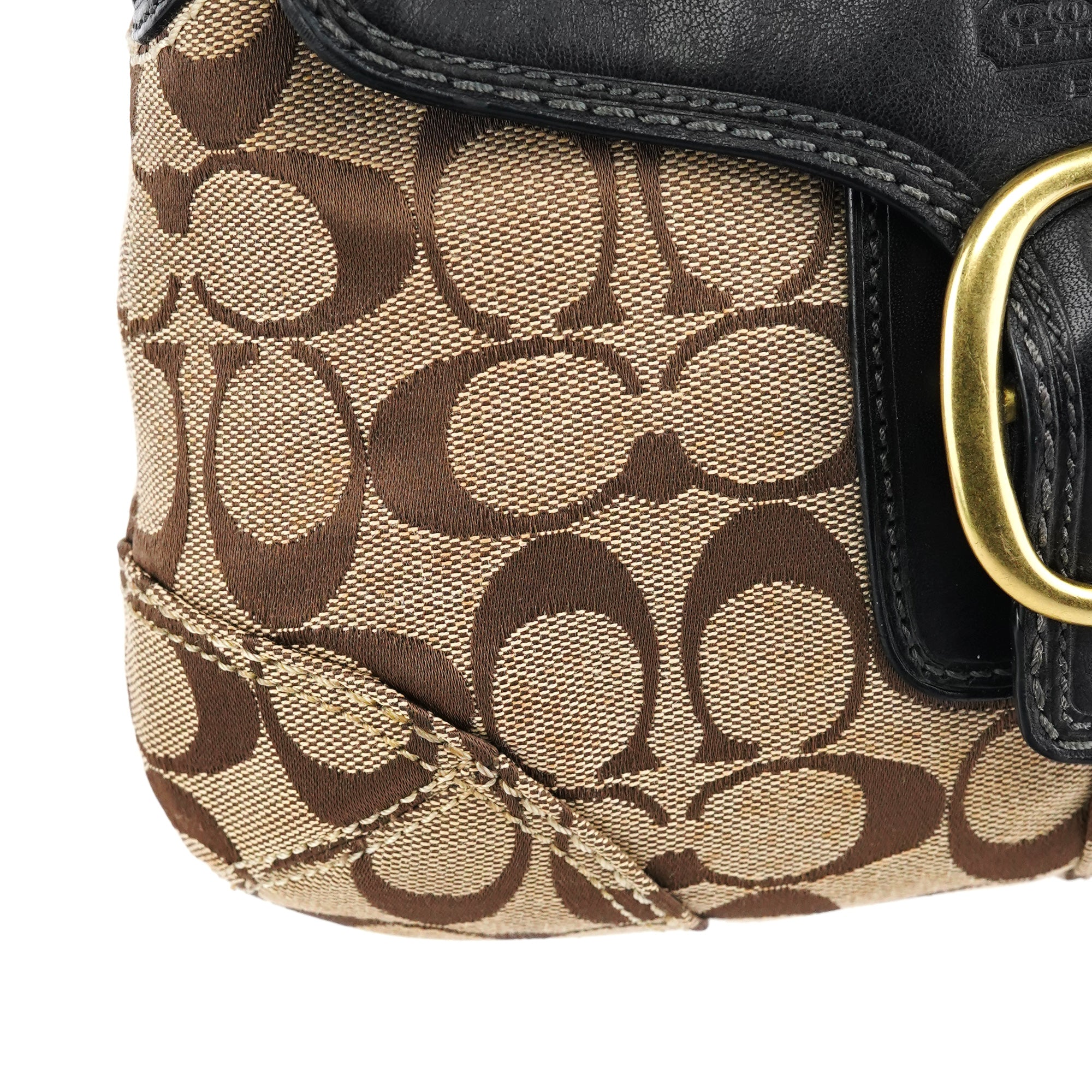 Coach Beige Brown Legacy Soho Shoulder Bag