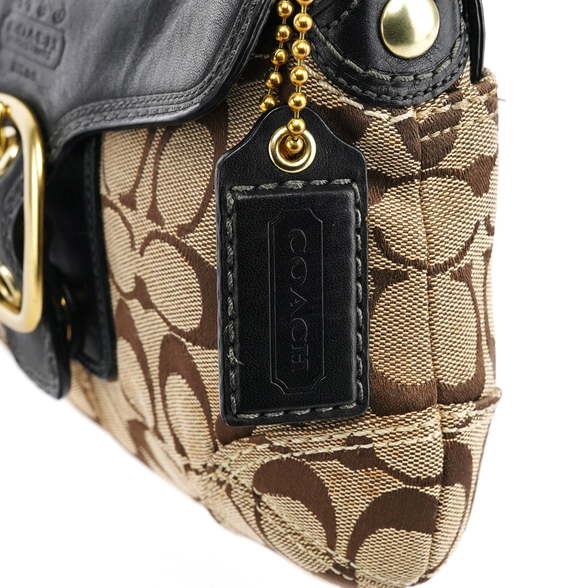 Coach Beige Brown Legacy Soho Shoulder Bag