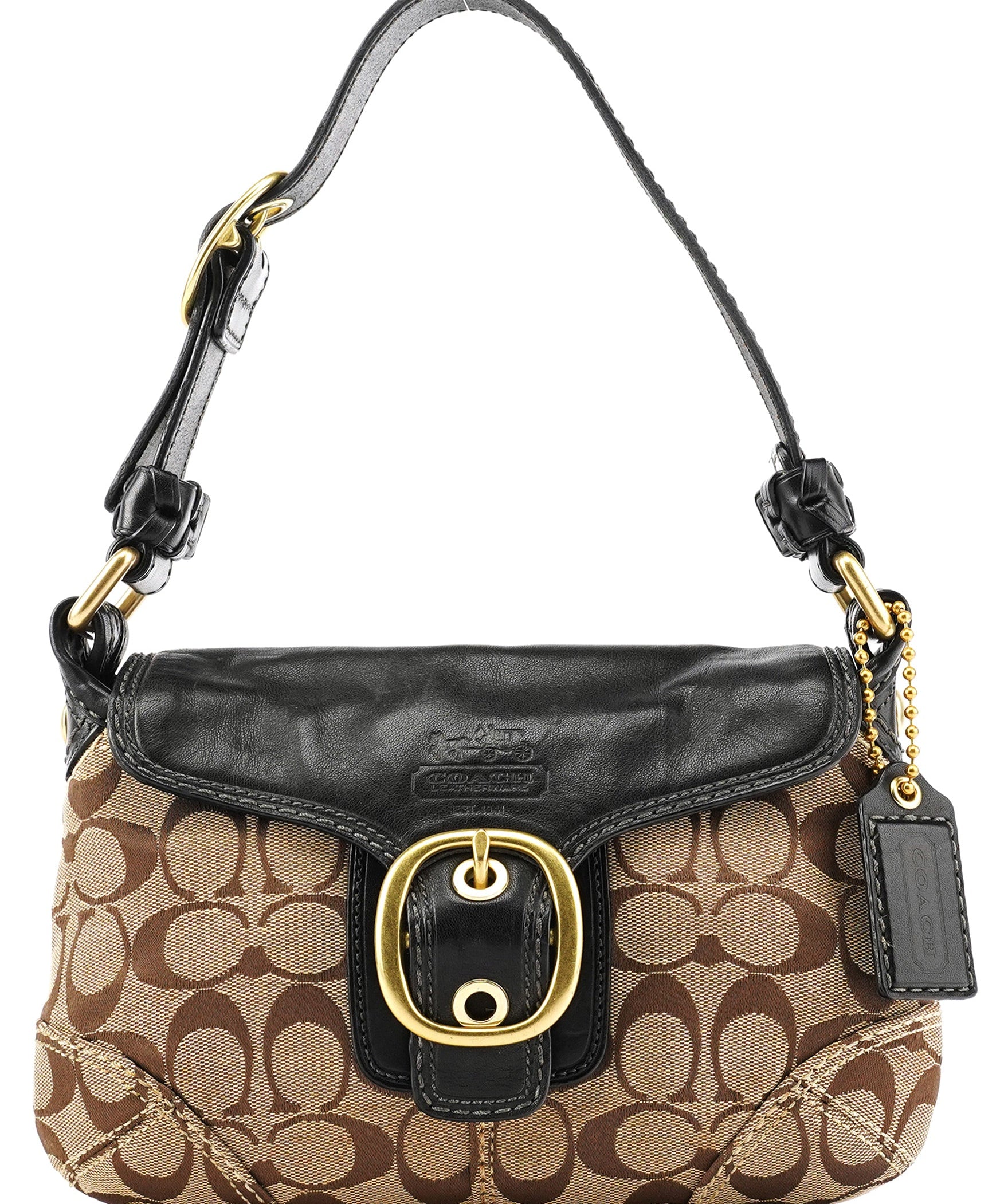 Coach Beige Brown Legacy Soho Shoulder Bag