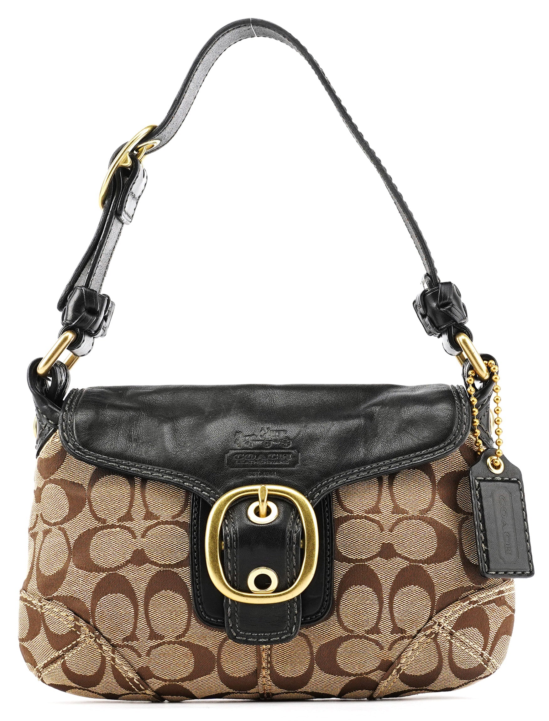 Coach Beige Brown Legacy Soho Shoulder Bag