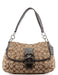 Coach Beige Brown Signature C Soho Shoulder Bag