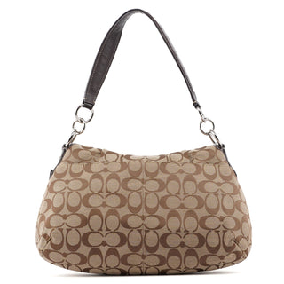 Coach Beige Brown Signature C Soho Shoulder Bag