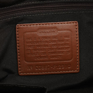 Coach Beige Brown Signature Canvas Soho Tote Bag