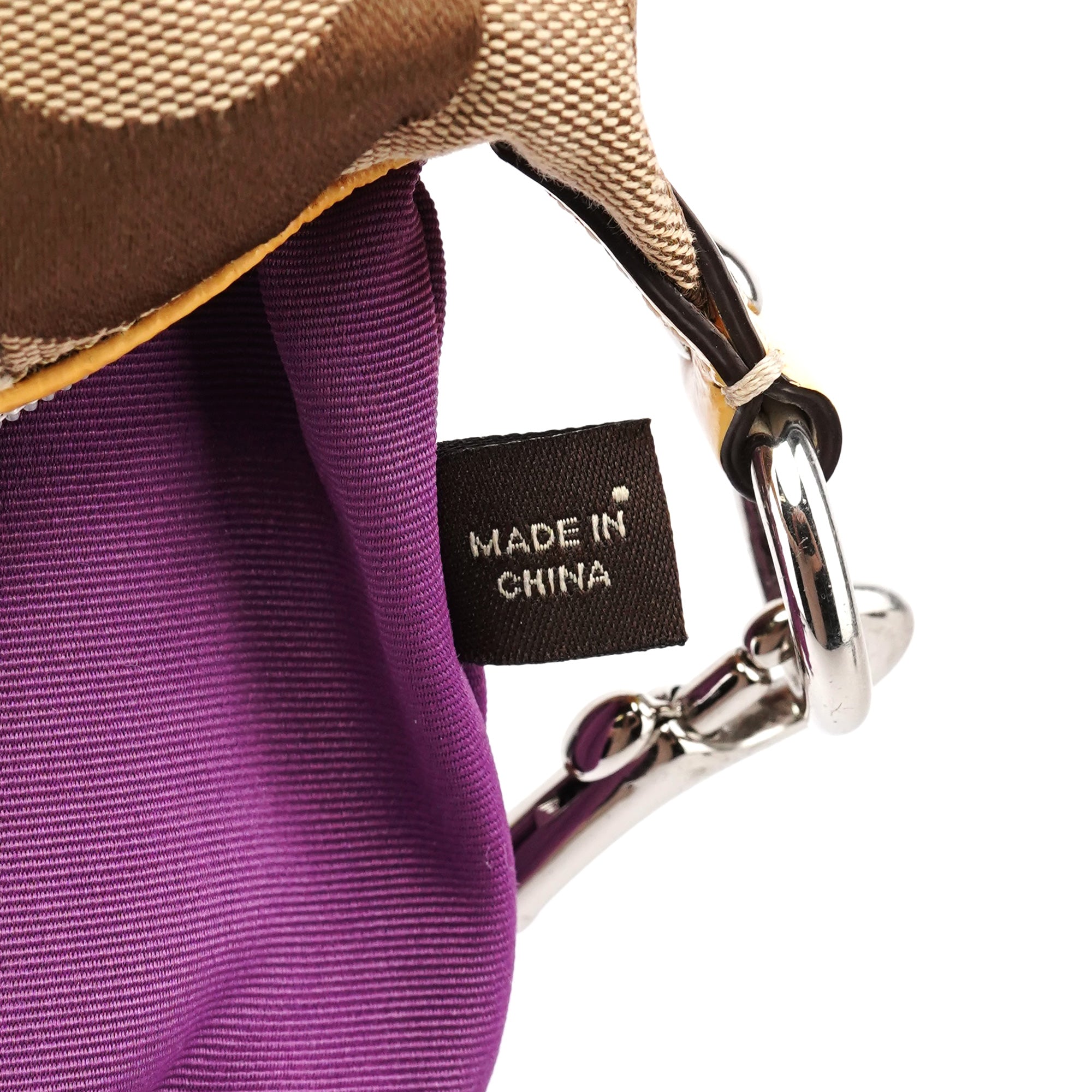 Coach Beige Brown Signature Patchwork Hobo Bag