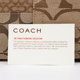Coach Beige Brown Signature Patchwork Hobo Bag