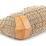 Coach Beige Brown Signature Turnlock Shoulder Bag