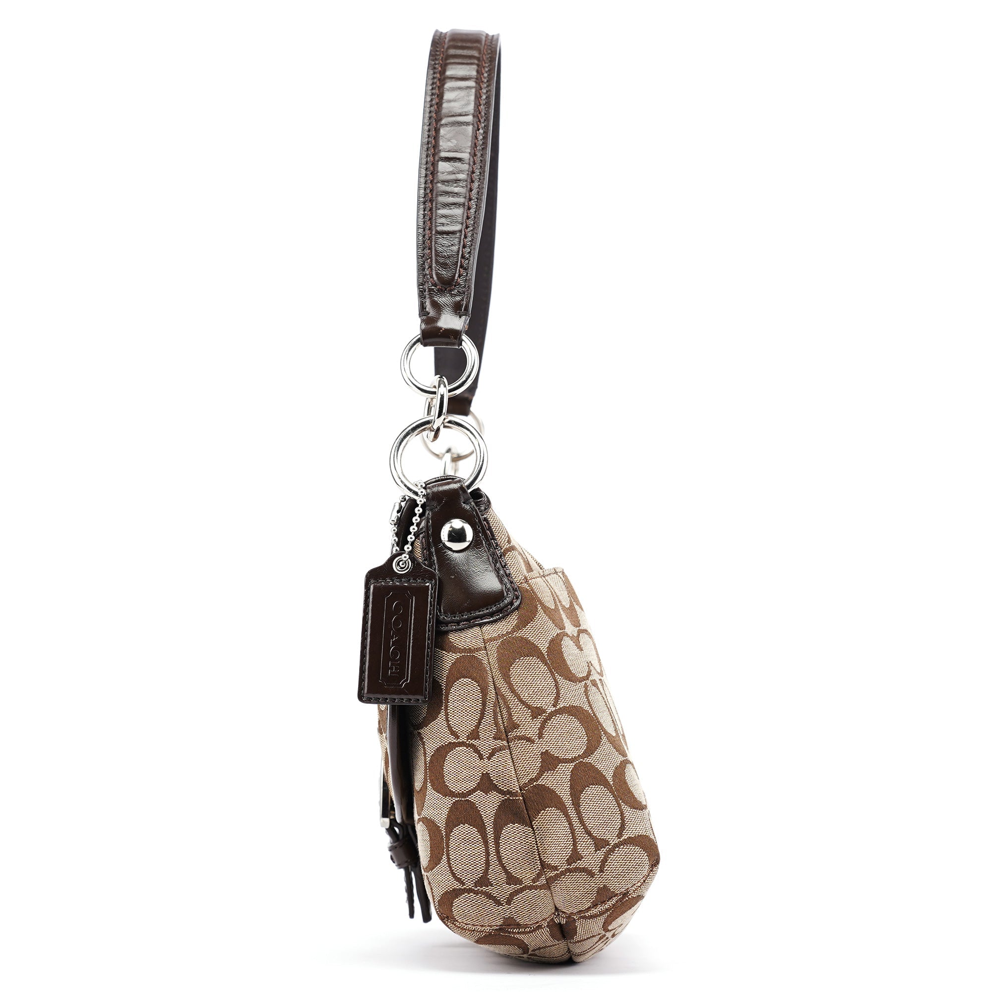 Coach Soho Schultertasche in Beige und Braun