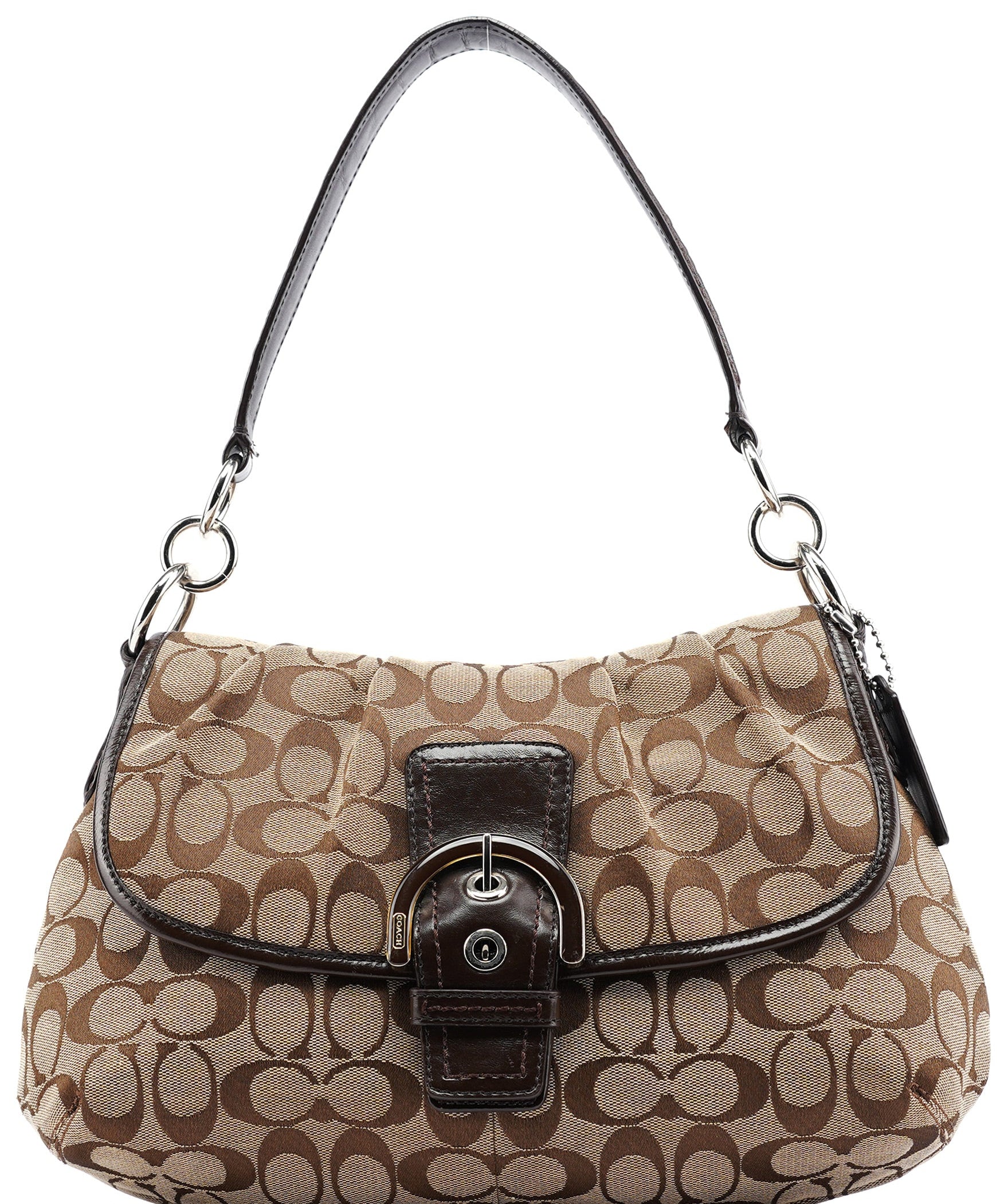 Coach Beige Brown Soho Shoulder Bag